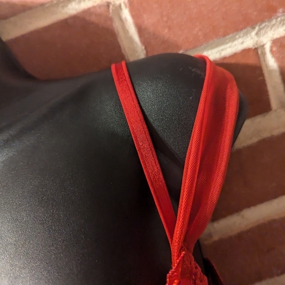 NWT Montelle Demi Cup Bra. 36A. Red. Beautiful strap. - Picture 7 of 11